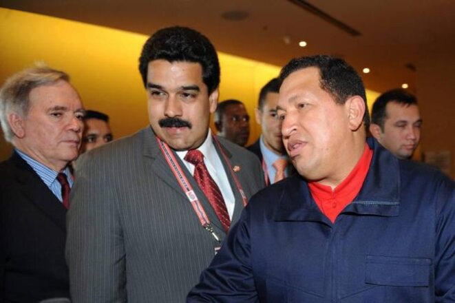 Nicolas Maduro et Hugo Chavez © DR Nicolas Maduro et Hugo Chavez © DR