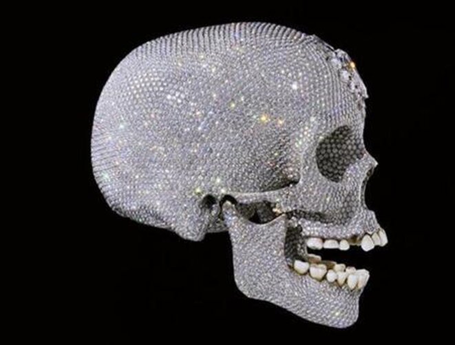 Œuvre de l'artiste britannique Damien Hirst © DR Œuvre de l'artiste britannique Damien Hirst © DR