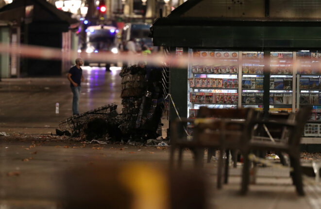 Sur les Ramblas de Barcelone, où l'attentat a été commis le 18 août. © Reuters Sur les Ramblas de Barcelone, où l'attentat a été commis le 18 août. © Reuters
