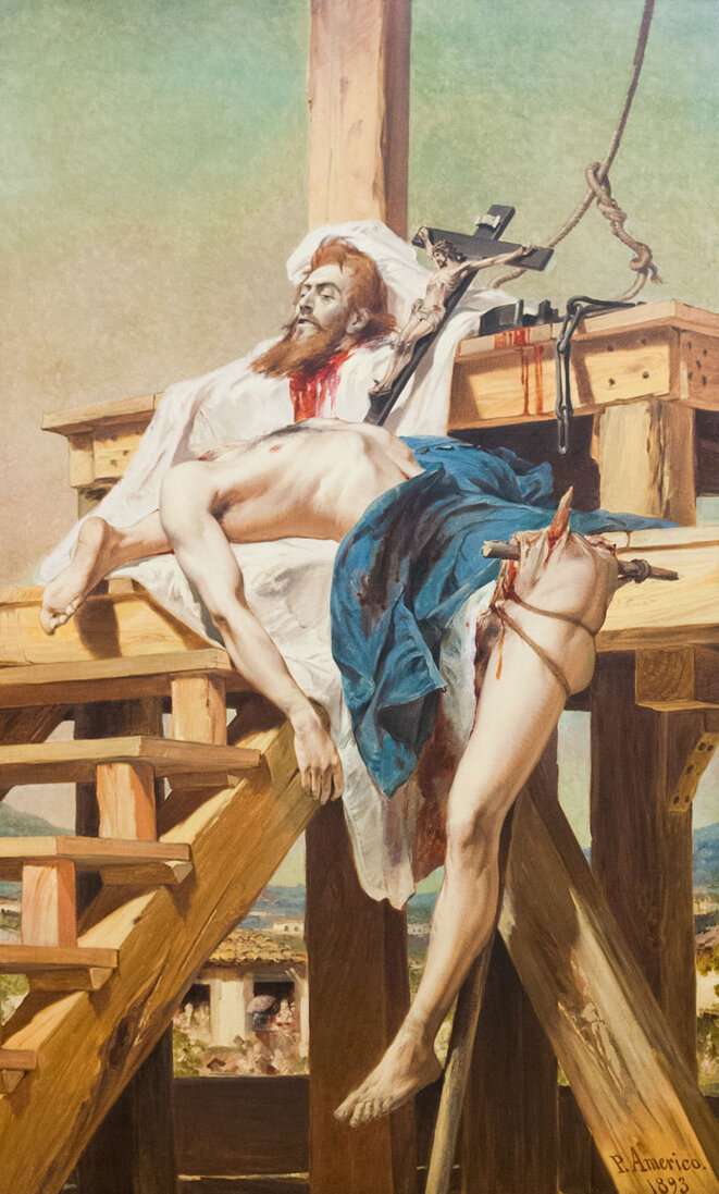 "Tiradentes écartelé", Pedro Américo, 1893 "Tiradentes écartelé", Pedro Américo, 1893