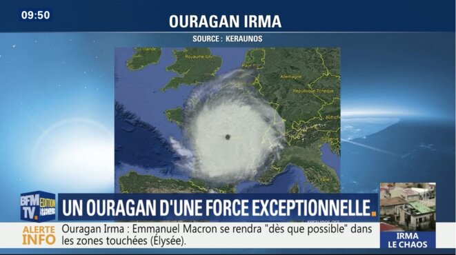 Des vents de 360km/H