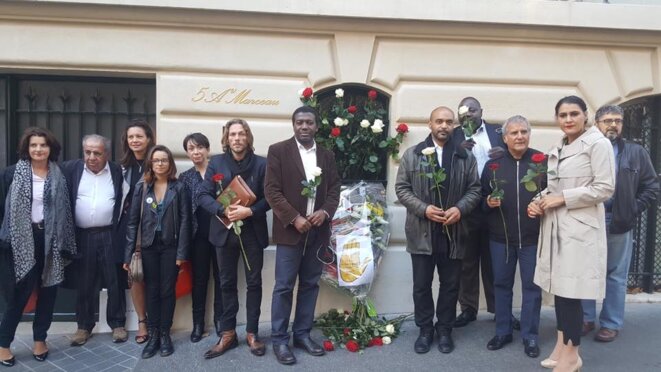 Hommage de sono racisme à Pierre Bergé avec l'Egalité Nationale © sos racisme Hommage de sono racisme à Pierre Bergé avec l'Egalité Nationale © sos racisme