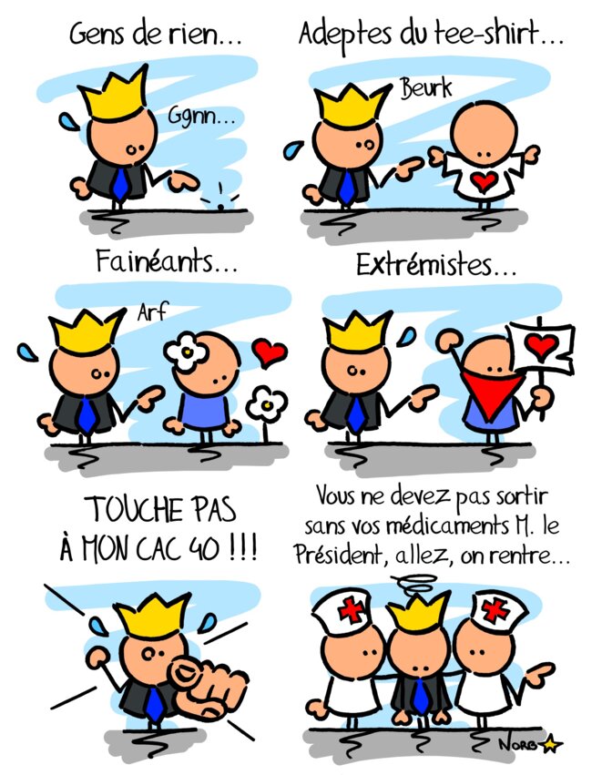 Macron : le grand mépris © Norb Macron : le grand mépris © Norb