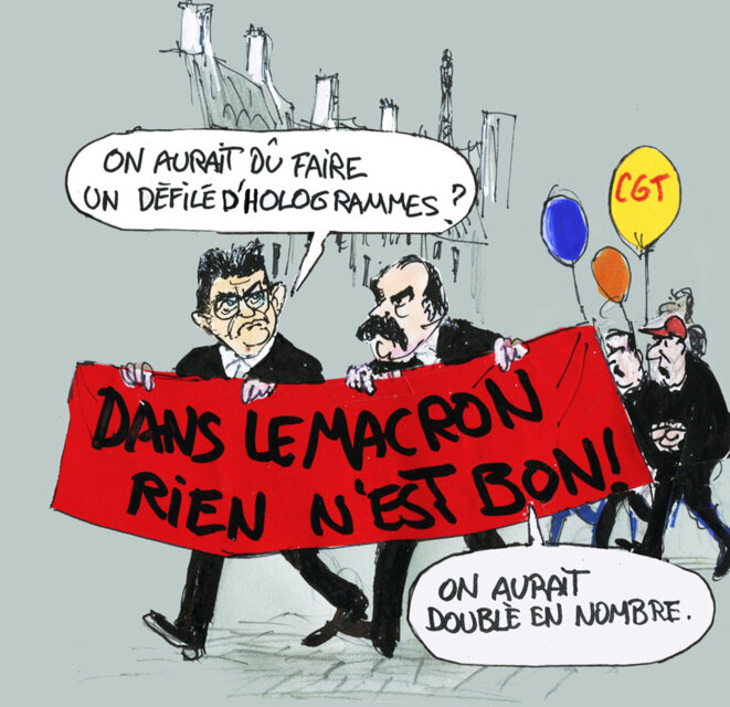 Loi travail, la gauche défile en ordre dispersé...