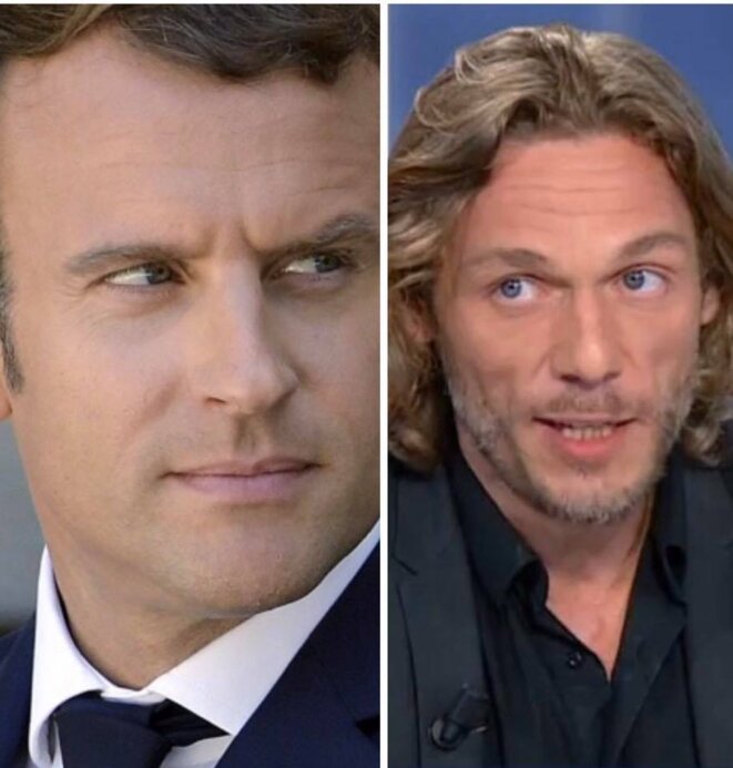 Thierry Paul Valette , Emmanuel Macron Thierry Paul Valette , Emmanuel Macron