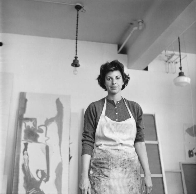 Helen Frankenthaler en 1961 Helen Frankenthaler en 1961