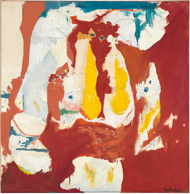 Frankenthaler, « The Red Sea », 1959, 176,8 x 174 cm, © Helen Frankenthaler Foundation/ARS Frankenthaler, « The Red Sea », 1959, 176,8 x 174 cm, © Helen Frankenthaler Foundation/ARS
