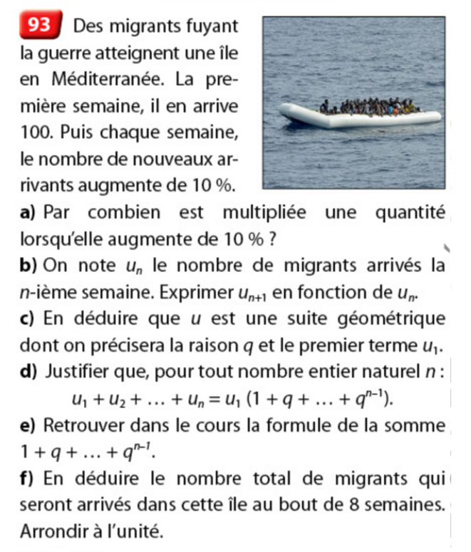 Un exercice proposé dans un manuel de mathématiques des Éditions Nathan Un exercice proposé dans un manuel de mathématiques des Éditions Nathan