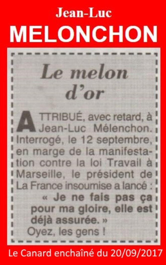 Melonchon © Canard Melonchon © Canard