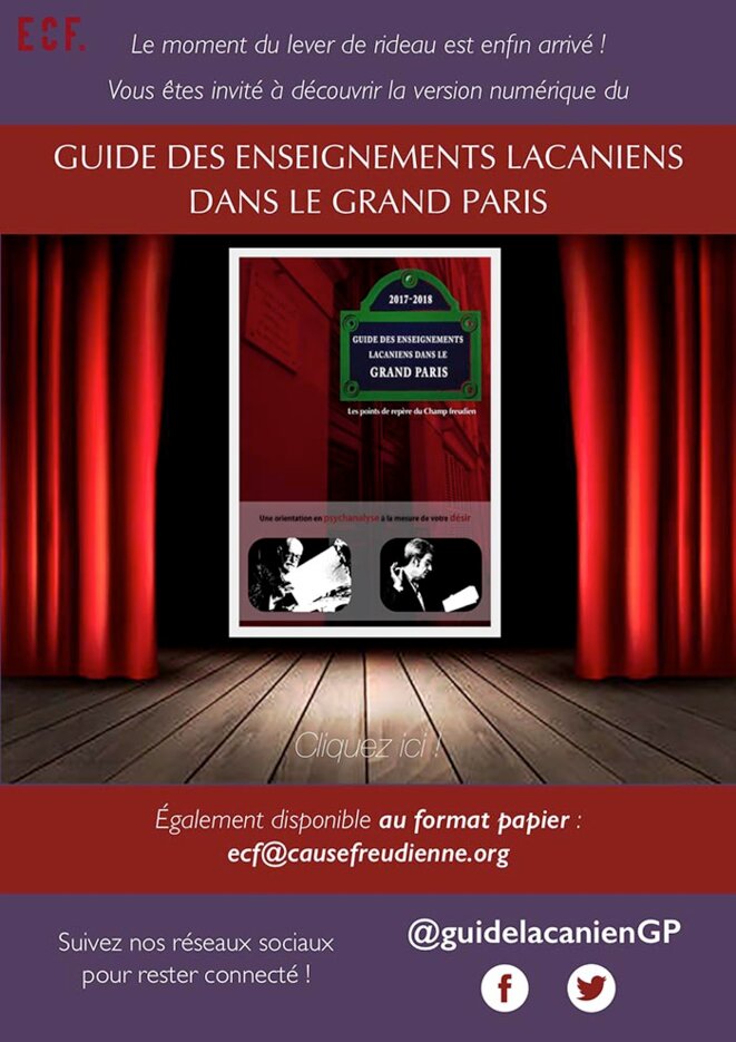 UN GUIDE DES ENSEIGNEMENTS LACANIENS ECF A PARIS