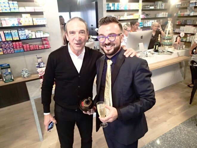 Avec Alain MEINARDI, chef d'entreprise ancien de l'Ariane © Didier CODANI Avec Alain MEINARDI, chef d'entreprise ancien de l'Ariane © Didier CODANI