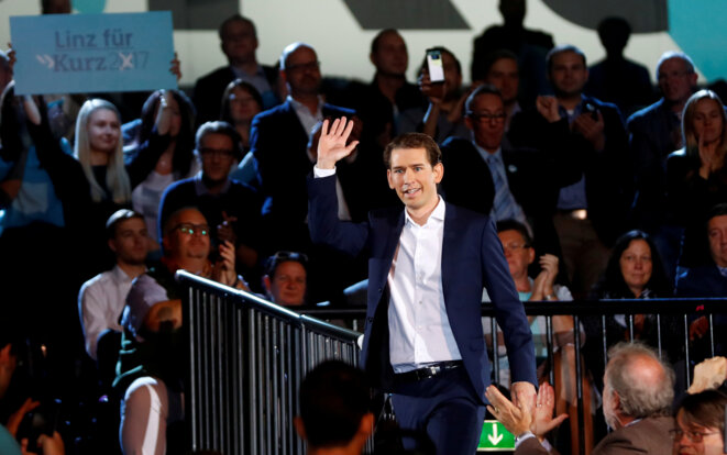Sebastian Kurz, le 23 septembre 2017. © Reuters Sebastian Kurz, le 23 septembre 2017. © Reuters