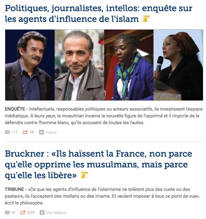 La Une du Figaro.fr samedi matin 7 octobre 2017 La Une du Figaro.fr samedi matin 7 octobre 2017