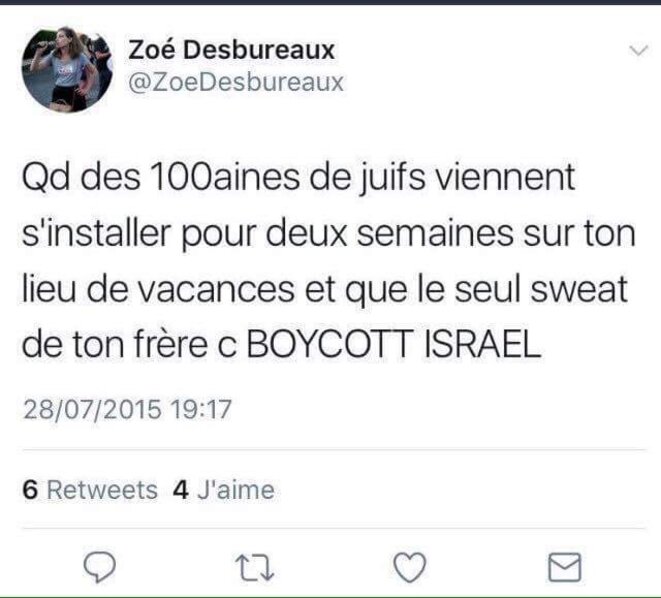 tweet-zoe-desbureaux-antisemite