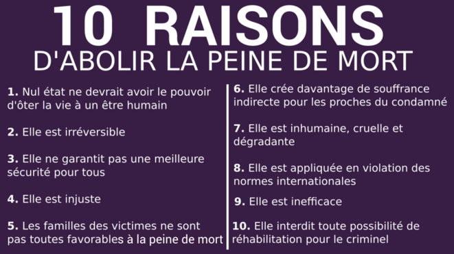 Dissertation sur la peine de mort pour ou contre
