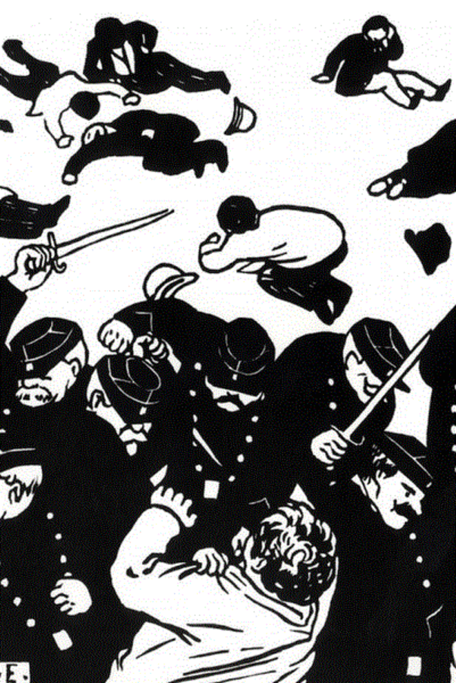 La charge © Felix Vallotton (1893) La charge © Felix Vallotton (1893)
