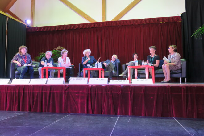 C. Meignien (Sésame Autisme), J. Vinçot (4A), D. Langloys (Autisme France), D. Donnet-Kamel (ARAPI), M. Favre (Pro-Aid Autisme), Z. Szilvasy (Autisme Europe), S. Biette (UNAPEI), C. Barthélémy (ARAPI) © Anne Brignon C. Meignien (Sésame Autisme), J. Vinçot (4A), D. Langloys (Autisme France), D. Donnet-Kamel (ARAPI), M. Favre (Pro-Aid Autisme), Z. Szilvasy (Autisme Europe), S. Biette (UNAPEI), C. Barthélémy (ARAPI) © Anne Brignon