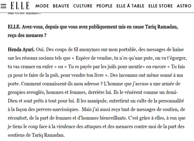 capture-elle-henda-menaces