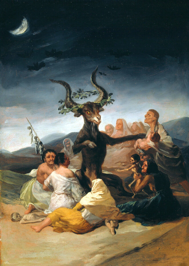El aquelarre, Le Sabbat des sorcières (1798), Francisco de Goya y Lucientes (1746-1828) © Museo Lázaro Galdiano El aquelarre, Le Sabbat des sorcières (1798), Francisco de Goya y Lucientes (1746-1828) © Museo Lázaro Galdiano