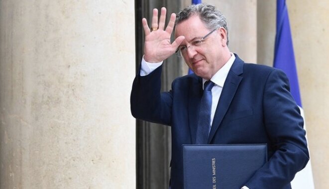 End of the affair? Richard Ferrand, head of the Parliamentary group of Emmanuel Macron's LREM party. © Reuters
