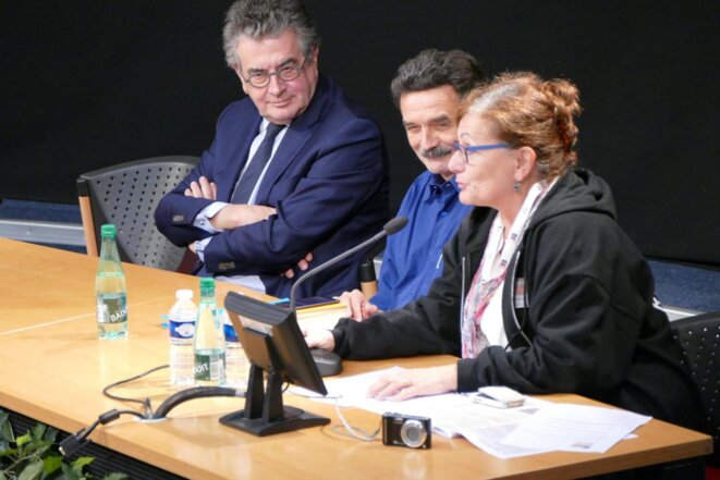 Conférence d'ouverture en compagnie notamment d'Alain Claeys, Président de Grand Poitiers et Maire de Poitiers et d'Edwy Plenel, journaliste, président et cofondateur de Mediapart Conférence d'ouverture en compagnie notamment d'Alain Claeys, Président de Grand Poitiers et Maire de Poitiers et d'Edwy Plenel, journaliste, président et cofondateur de Mediapart