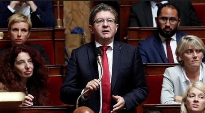 Jean-Luc Mélenchon à l'Assemblée nationale © DR Jean-Luc Mélenchon à l'Assemblée nationale © DR