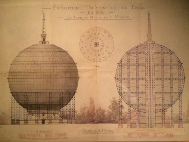 Document présenté à l'exposition Globes Document présenté à l'exposition Globes