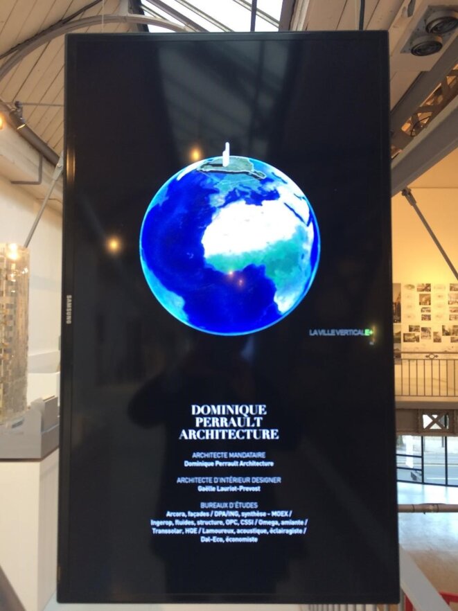 Dominique Perrault, diapositive sur le projet de rénovation de la tour Montparnasse, 2017, c DPerrault Dominique Perrault, diapositive sur le projet de rénovation de la tour Montparnasse, 2017, c DPerrault