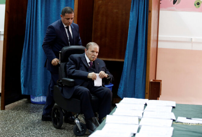 Le président Bouteflika, lors des élections législatives du 4 mai 2017 © Reuters Le président Bouteflika, lors des élections législatives du 4 mai 2017 © Reuters
