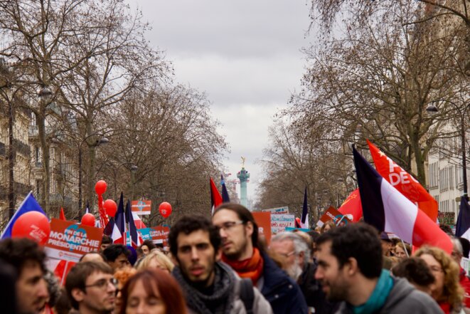 Manifestation à paris, 2017 © Lola Girerd Manifestation à paris, 2017 © Lola Girerd