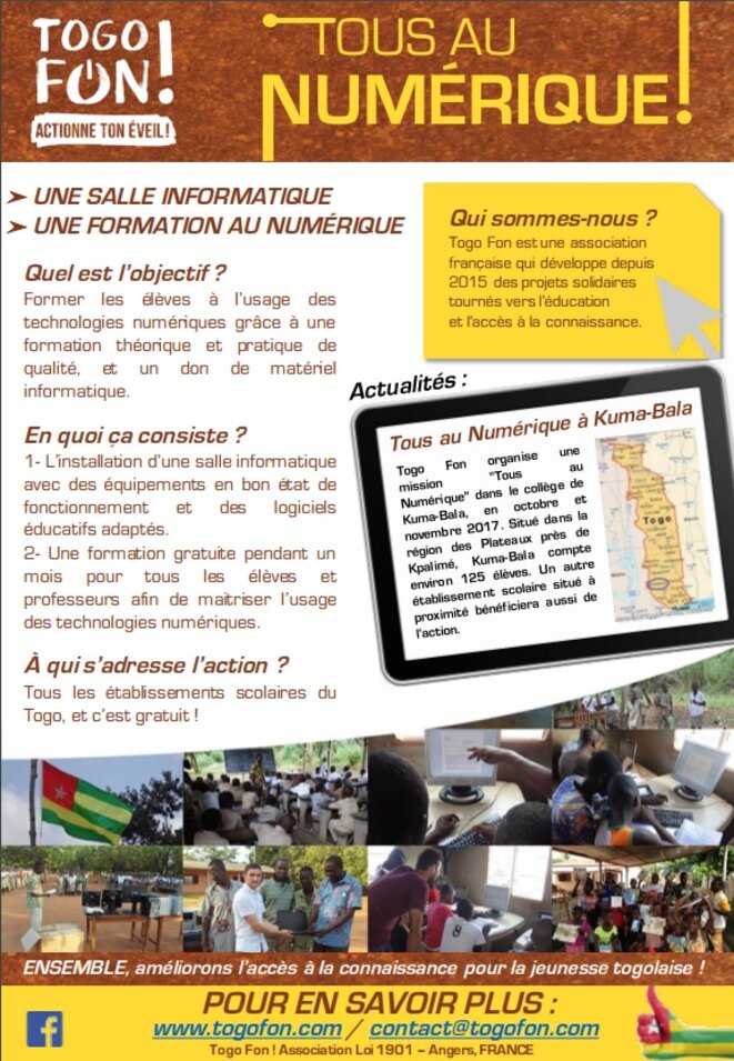 Togo : TOGO-FON -Tous au Numérique
