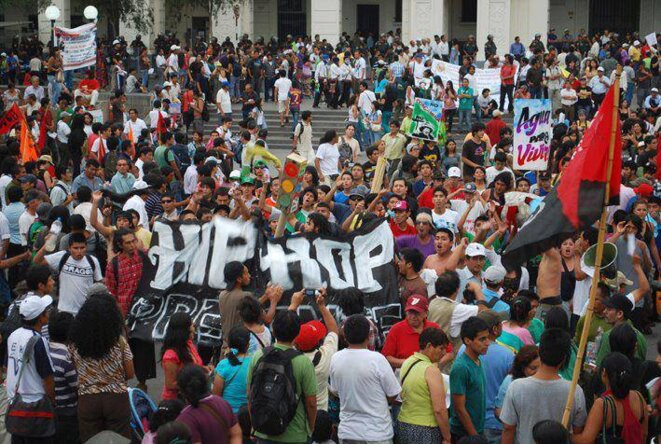 Bloque Hip Hop. Gran Marcha de los Pueblos 2014 Bloque Hip Hop. Gran Marcha de los Pueblos 2014