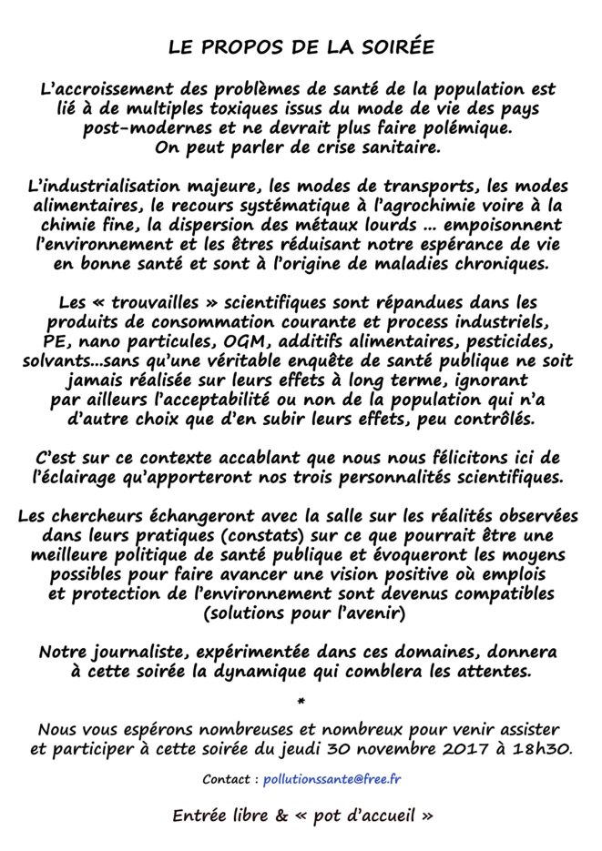 NOTRE PROPOS © associations environnementales locales NOTRE PROPOS © associations environnementales locales
