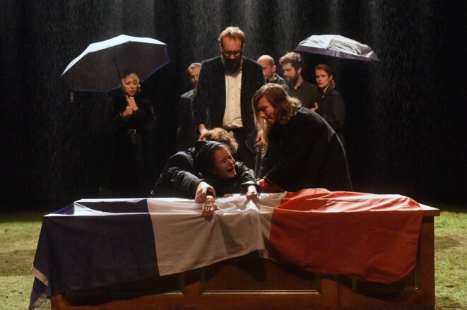 Scène de "Jusque dans vos bras" © Philippe Lebruman Scène de "Jusque dans vos bras" © Philippe Lebruman