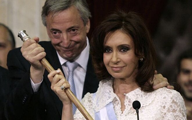 Nestor et Cristina Kirchner © Reuters