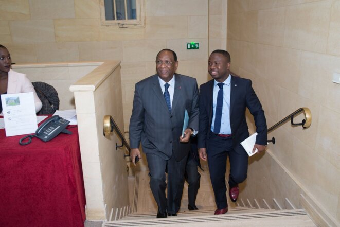 Lansana Kouyaté et Almamy Kaloko le Président de Grad Guinée Lansana Kouyaté et Almamy Kaloko le Président de Grad Guinée