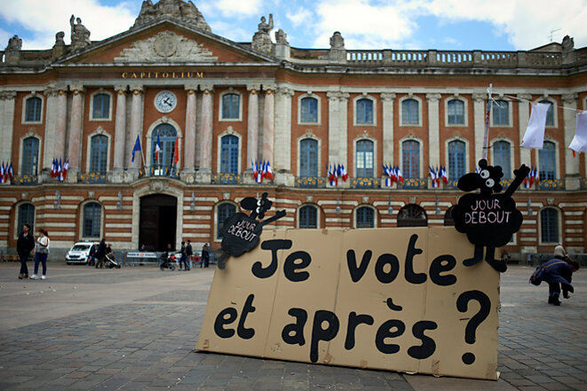 Second tour de l'élection présidentielle 2017, Toulouse. © Alain Pitton Second tour de l'élection présidentielle 2017, Toulouse. © Alain Pitton