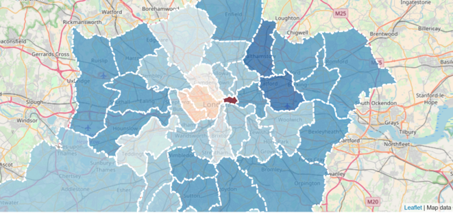 Carte de Londres © Fox143 Carte de Londres © Fox143