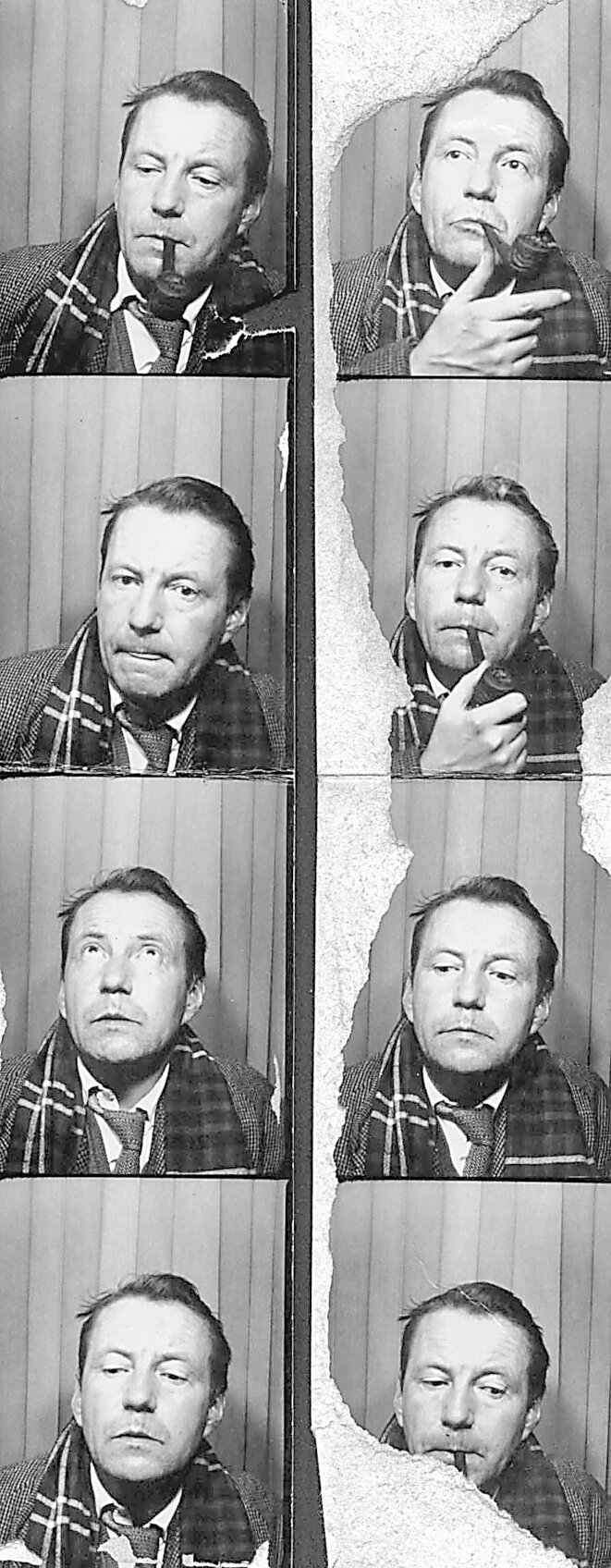 Photomaton de Georges Perros au début des années 1960 © Collection Georges Perros Photomaton de Georges Perros au début des années 1960 © Collection Georges Perros