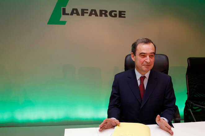 Bruno Lafont, exdirector general de Lafarge, investigado por « financiación del terrorismo », el 18 de febrero de 2015. © John Schults/Reuters Bruno Lafont, exdirector general de Lafarge, investigado por « financiación del terrorismo », el 18 de febrero de 2015. © John Schults/Reuters