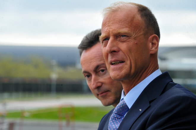 Tom Enders et Fabrice Brégier en 2015 © Reuters Tom Enders et Fabrice Brégier en 2015 © Reuters