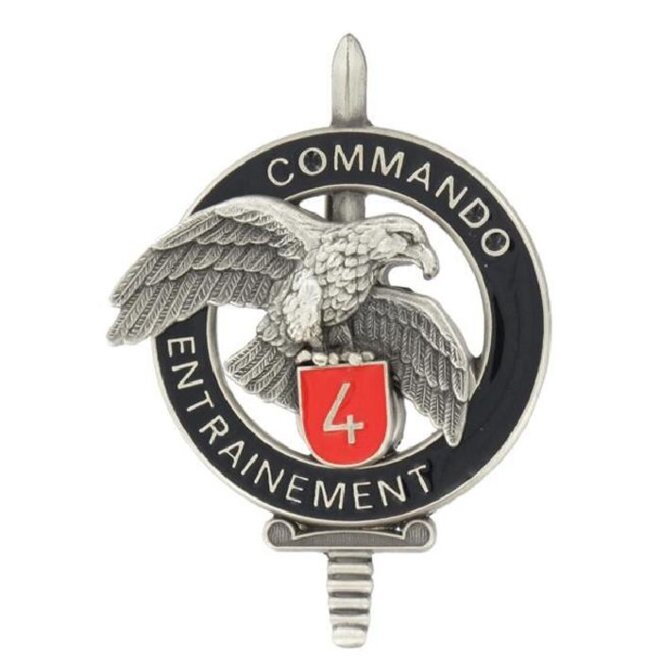 Insigne de qualification commando CEC n°4 © CEC 4 Insigne de qualification commando CEC n°4 © CEC 4