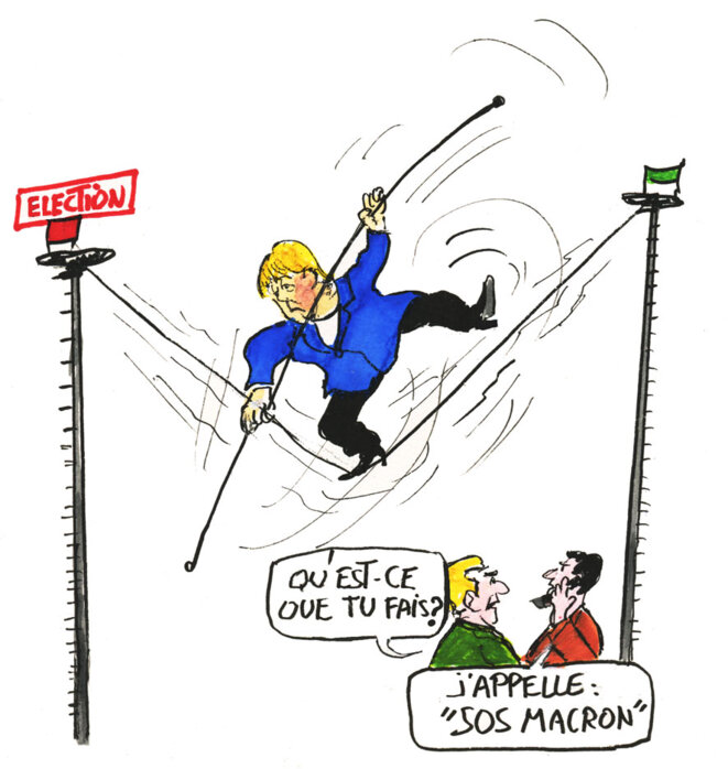 QUAND LA CHANCELLIERE CHANCELLE...