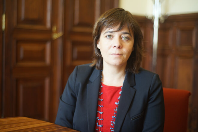Catarina Martins, coordinatrice du Bloco de Esquerda. © Amélie Poinssot Catarina Martins, coordinatrice du Bloco de Esquerda. © Amélie Poinssot