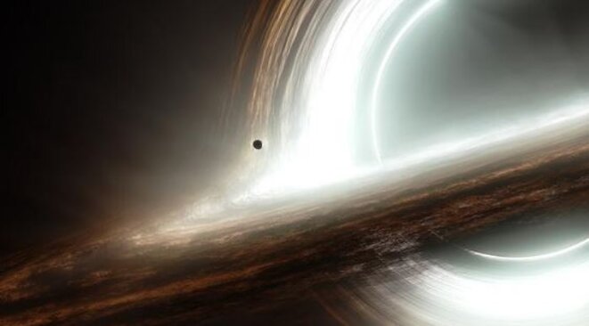 Gargantua, trou noir supermassif imaginé pour le film "Interstellar"