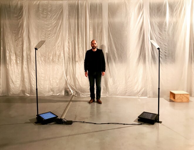 Vue de l'exposition "Prophet's time" de Jean-Benoît Lallemant, Galerie municipale Julio Gonzalez, Arcueil, nov.-dec. 2017 © Guillaume Lasserre Vue de l'exposition "Prophet's time" de Jean-Benoît Lallemant, Galerie municipale Julio Gonzalez, Arcueil, nov.-dec. 2017 © Guillaume Lasserre