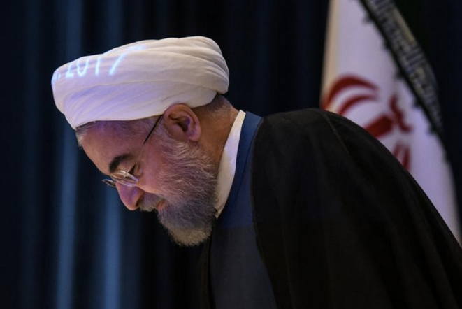 Le président iranien, lors de l'assemblée générale des Nations unies, le 20 septembre 2017 © Reuters Le président iranien, lors de l'assemblée générale des Nations unies, le 20 septembre 2017 © Reuters