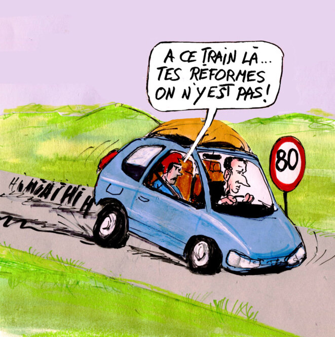 Limitation de vitesse...