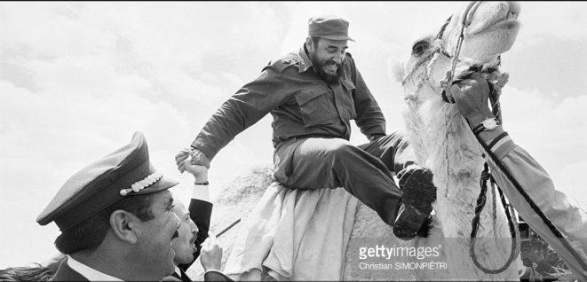 Fidel Castro en visite officielle en Algérie © Christian Simonpiétri - Getty Images Fidel Castro en visite officielle en Algérie © Christian Simonpiétri - Getty Images