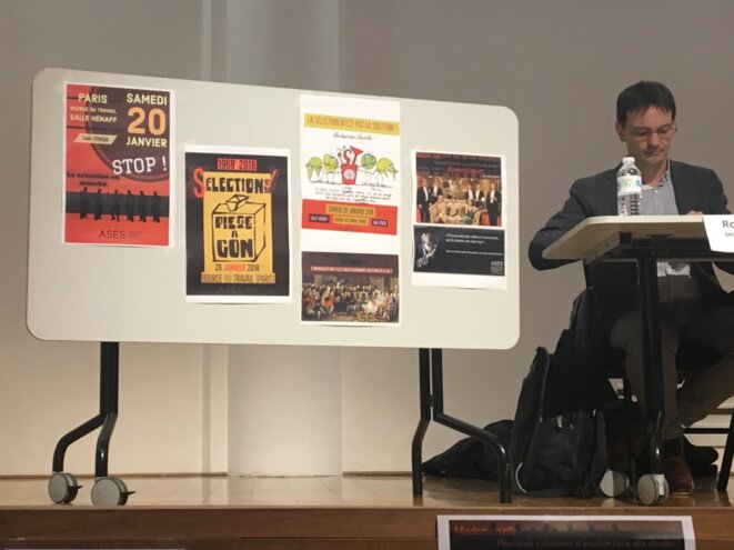 Au meeting de la Bourse du travail © FZ